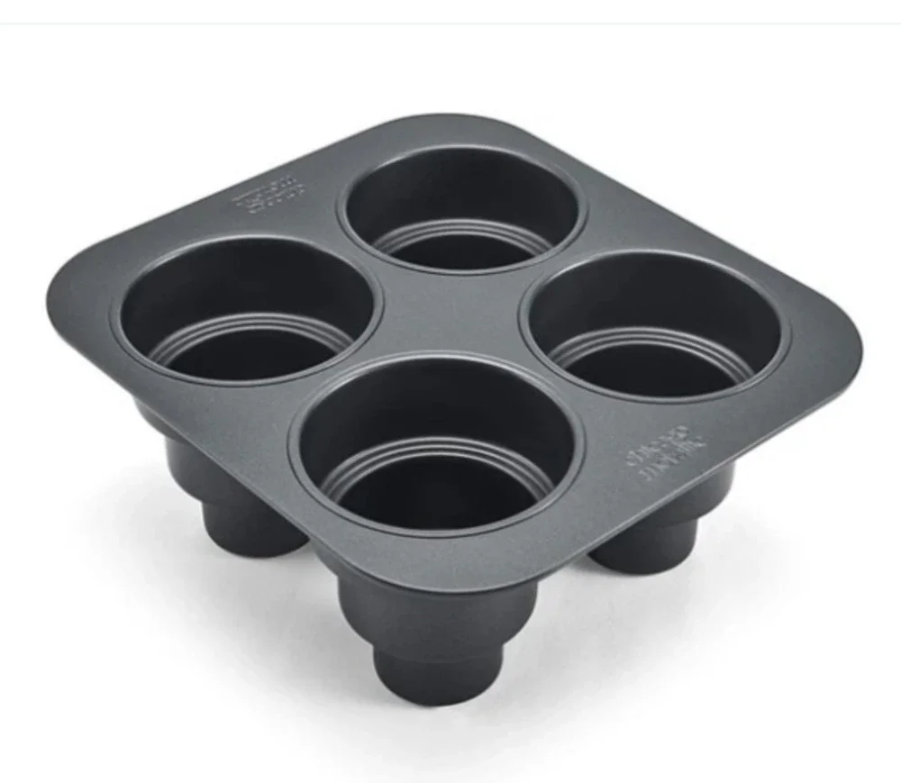 NEW Chicago Metallic Multi Tier Cake Pan 4 Cavity Baking 10.6